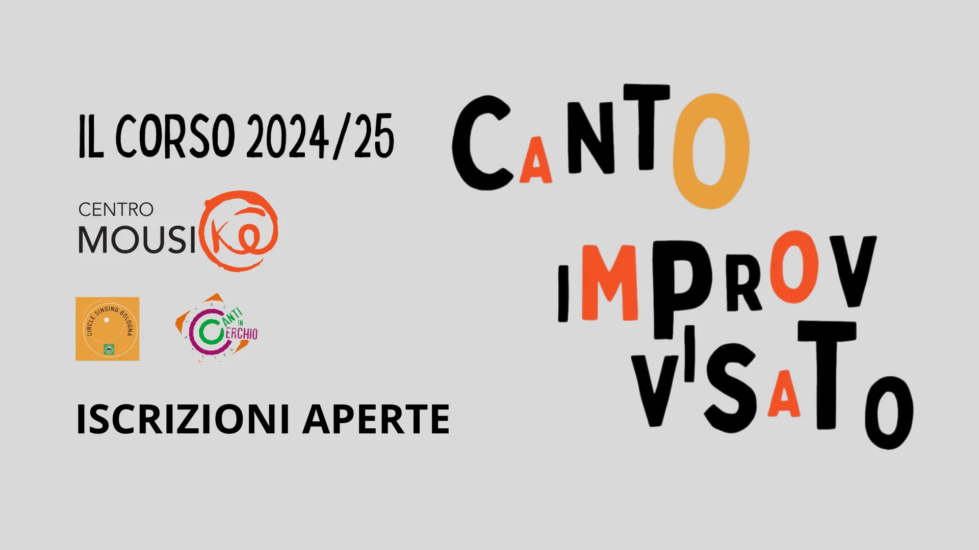 foto di CORSO CANTO IMPROVVISATO 2024/25